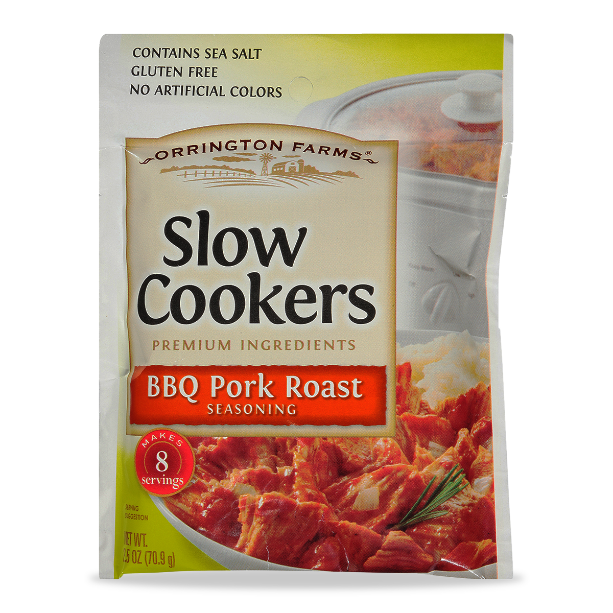 BBQ Pork Roast Slow Cookers Mix Pouch Orrington Farms