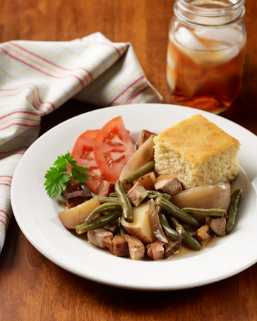 Potatoes, Green Beans & Ham Recipe