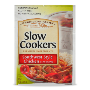 Orrington Farms® Slow Cookers Southwest Style Chicken Seasoning Mix Pouch Slow Cooker Seasonings