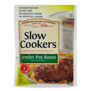 Orrington Farms® Slow Cookers Tender Pot Roast Seasoning Mix Pouch Slow Cooker Seasonings