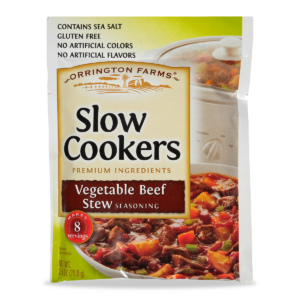Orrington Farms® Slow Cookers Vegetable Beef Stew Seasoning Mix Pouch Slow Cooker Seasonings