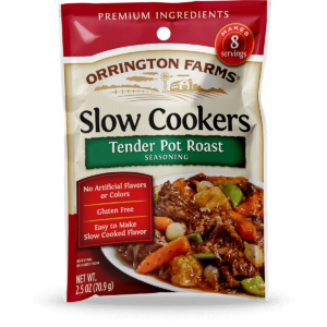 Orrington Farms<sup>®</sup> Tender Pot Roast Slow Cookers Mix Pouch Slow Cooker Seasonings