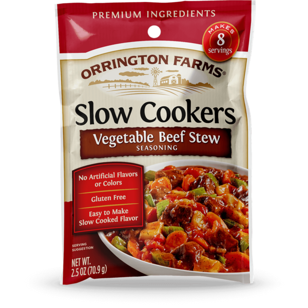 Orrington Farms® Vegetable Beef Stew Slow Cookers Mix Pouch Slow Cooker Seasonings