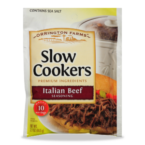 Orrington Farms® Slow Cookers Italian Beef Seasoning Mix Pouch Slow Cooker Seasonings