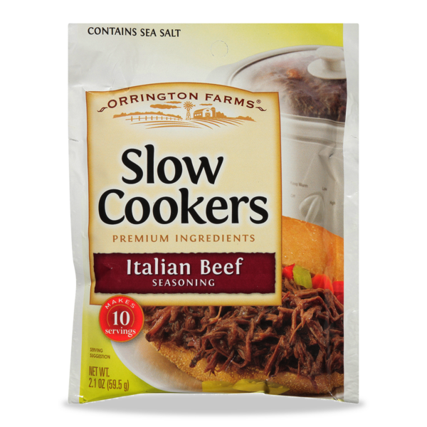 Orrington Farms® Slow Cookers Italian Beef Seasoning Mix Pouch Slow Cooker Seasonings
