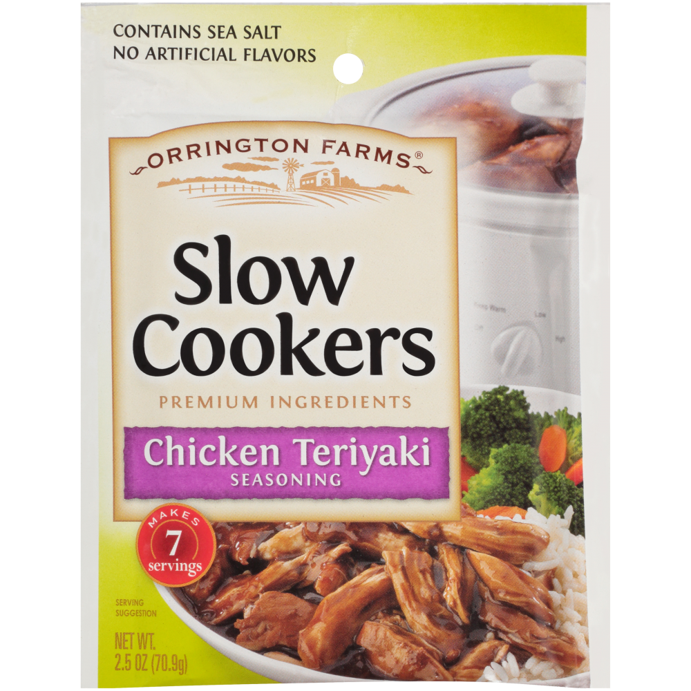 Southwest Style Chicken Slow Cookers Mix Pouch Orrington Farms