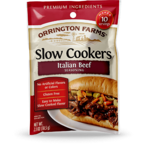 Orrington Farms® Italian Beef Slow Cookers Mix Pouch Slow Cooker Seasonings