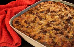 French Toast Casserole with Maple Sausage photo