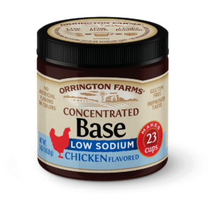Orrington Farms<sup>®</sup> Low Sodium Chicken Flavored Concentrated Base Concentrated Bases